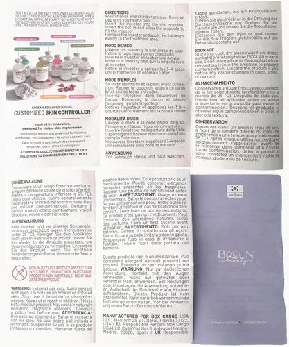 Vista 7 de BRÜUN SC - Ampolla de suero de células madre de control, refuerzo de suero coreano con microagujas para cara y cuerpo para usar con y sin Derma Pen