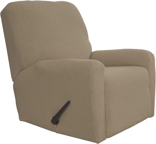 Vista 63 de Easy-Going - Funda elástica para sofá reclinable y sofá cama, 6 piezas, protector de muebles, suave, parte inferior elástica, tela jacquard