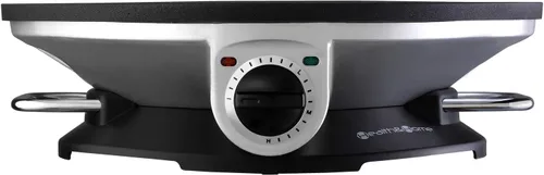 Vista 4 de Health and Home Máquina para crepes sin bordes, máquina de crepas de 13 pulgadas y plancha eléctrica, máquina para hacer panqueques antiadherente