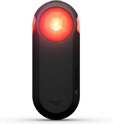 Vista 2 de Garmin Varia RVR315, Radar retrovisor para ciclismo con alertas visuales y audibles para vehículos de hasta 153 yardas de distancia