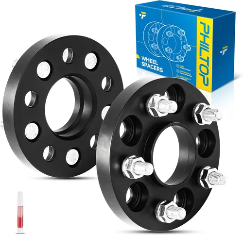 Vista 151 de PHILTOP 4x100 1.25" Espaciadores de rueda para Yaris, 2 piezas de espaciadores de rueda centrados en buje con 54.1mm de diámetro interior del buje