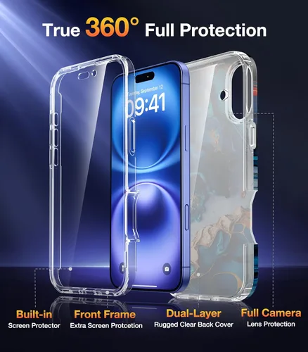 Vista 588 de DIACLARA - Funda transparente compatible con iPhone XR 6.1 pulgadas 2018