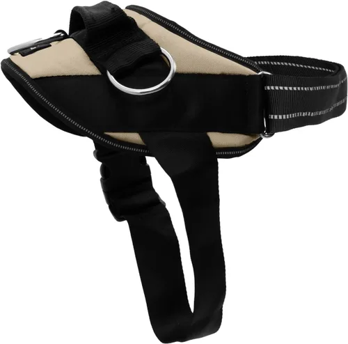 Vista 27 de ShawnCo Arnés esencial para perro, chaleco sin tirones para mascotas con 3 clips de correa, sin estrangulamiento, reflectante, ajustable