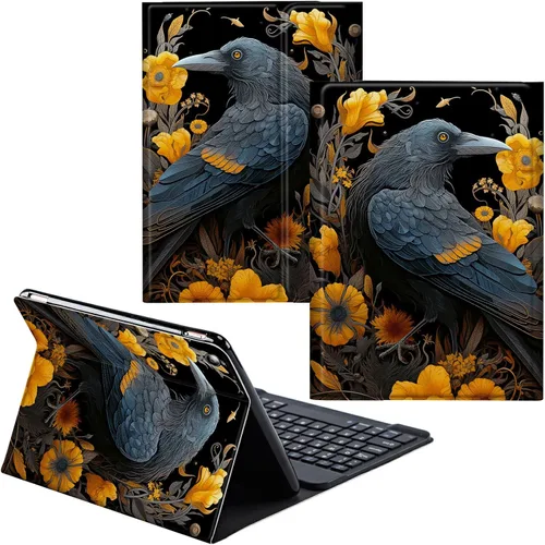 Vista 99 de Para Samsung Galaxy Tab S6 Lite Funda 2022/2020 Teclado Inalámbrico Desmontable Y Cubierta De Soporte De Cuero PU Funda Protectora Para Samsung