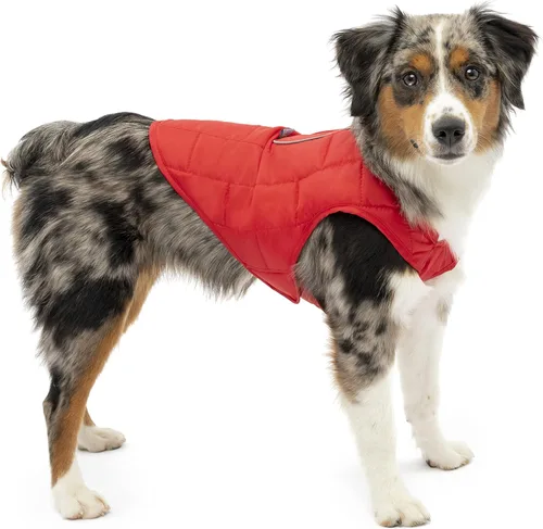 Vista 25 de Kurgo Loft - Chaqueta reversible para perros - Abrigo acogedor para aventuras al aire libre - Resistente al agua - Ajuste atlético - Tela lavable a