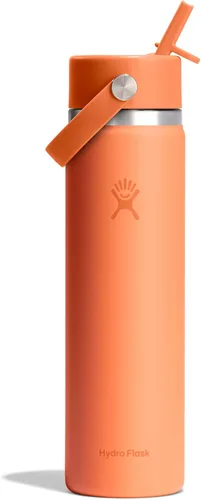 Vista 59 de Hydro Flask Botella de agua – Acero inoxidable aislado – Tapa flexible con popote de boca ancha, antiderrames, a prueba de fugas y recargable