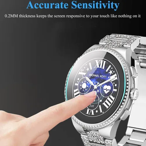 Vista 4 de Protector de pantalla de vidrio templado 9H compatible con AMAZTIM T2, protector de pantalla de vidrio templado 9H compatible con AMAZTIM T2 1.43