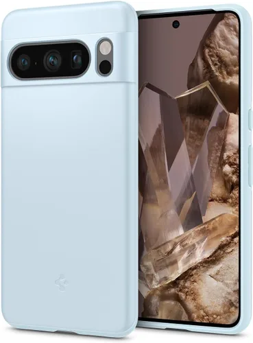 Vista 10 de Spigen Funda fina diseñada para Pixel 8 Pro (2023) [protección de grado militar] - Negro