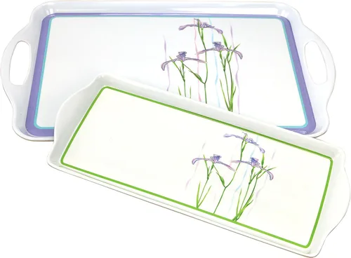 Vista 5 de Reston Lloyd Corelle Coordinates charola de melamina con asas, (Tidbit Tray)
