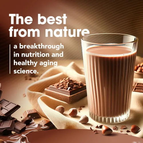 Vista 2 de Prolon Mezcla de bebida de ayuno intermitente Batido de ayuno para ayuno intermitente Vitaminas, fibra, proteínas a base de plantas Chocolate