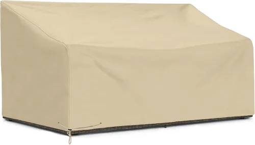 SunPatio Funda de sofá de patio para exteriores, funda de sofá de asiento profundo, funda de sofá grande, funda seccional de muebles de patio con