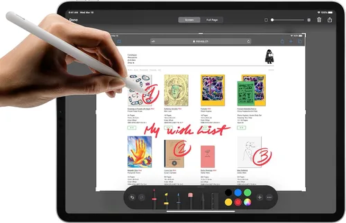 Vista 4 de Apple iPad Pro 2020 de 2ª generación, 11 pulgadas, Wi-Fi, 1 TB, plateado (renovado)