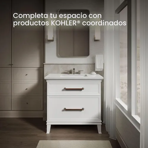 Vista 9 de KOHLER K-20000-0 - Rectángulo Caxton, 20-5 / 16 x 15-3 / 4 Pulgadas. Lavabo empotrado de baño, K-20000-96 Biscuit