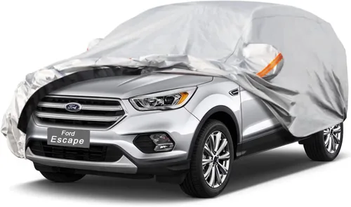 Vista 70 de GUNHYI Funda para SUV de 6 capas con ajuste personalizado para BMW X1 (2010-2025) Impermeable para todo tipo de clima, protección resistente