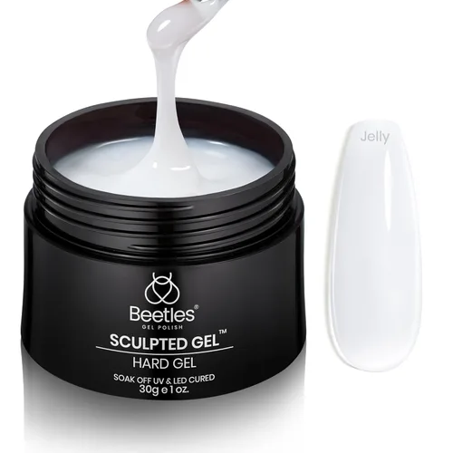 Vista 14 de Beetles - Gel duro 8 en 1, 2.12 oz, gel transparente para extensión de uñas, esculpir y superponer alta dureza con accesorios de uñas para uso