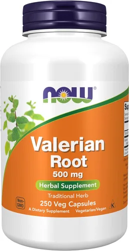 Vista 8 de NOW Supplements, Raíz de valeriana (Valeriana officinalis) 500 mg, suplemento herbal, 100 cápsulas vegetales