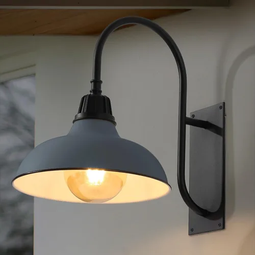 Vista 2 de JONATHAN Y JYL7614K Stanley - Lámpara de 12.25 pulgadas, 1 luz, de hierro industrial para interiores y exteriores, brazo de cuello de cisne LED