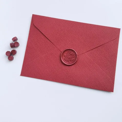 Vista 2 de 200 cuentas de cera para sellar sellos de cera, perfectas para tarjetas, sobres, invitaciones, paquetes de vino, sellado de letras (burdeos)