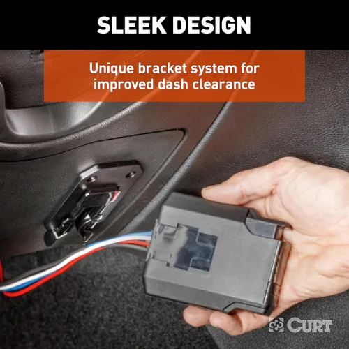 Vista 5 de CURT 51116 Venturer Next - Controlador de freno eléctrico para remolque, retardo de tiempo, totalmente ajustable, perfil bajo, 1-3 ejes