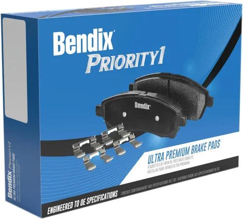 Vista 84 de Pastillas de Freno Traseras Cerámicas Bendix Priority1 CFC1510 para INFINITI QX56 2013-2011, QX80 2024-2014, Nissan Armada 2023-2017