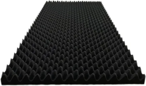 Vista 7 de 2 Pack Paneles de Espuma de Huevo para Insonorización, Paneles de Espuma Acústica de 48''X24''X2'' Pulgadas, Paneles de Pared Insonorizados de Alta