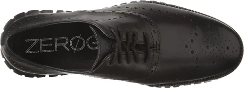 Vista 5 de Cole Haan Zerogrand Wingtip Oxford para hombre, Arena piel-costa