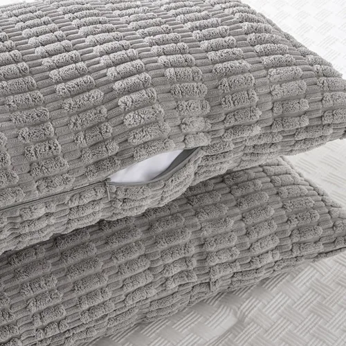 Vista 81 de Fancy Homi Paquete de 2 fundas de almohada decorativas color verde azulado de 18 x 18 pulgadas para sala de estar, sofá, cama, sofá, rústico