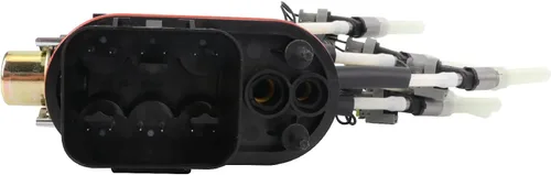 Vista 5 de Inyector Spider de Combustible de 6 Cilindros con Soporte, Kit de Inyector de Combustible Compatible con Chevy GMC Pickup 4.3L Reemplazo #FJ503