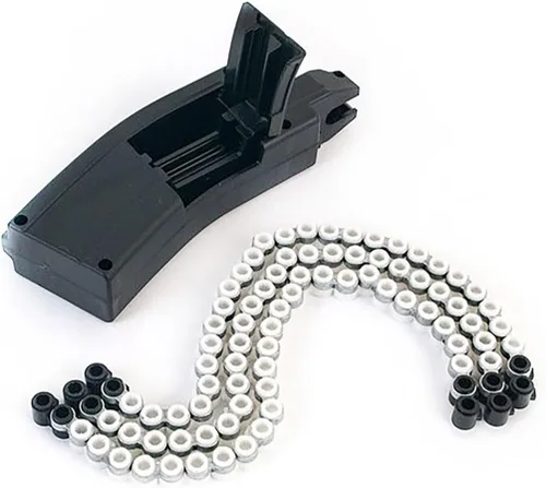 Vista 3 de Sig Sauer Cargador de pellets de 30 rondas con 3 cinturones de pellets adicionales compatible con pistolas de aire Sig Sauet MCX y Sig MPX CO2 - .22