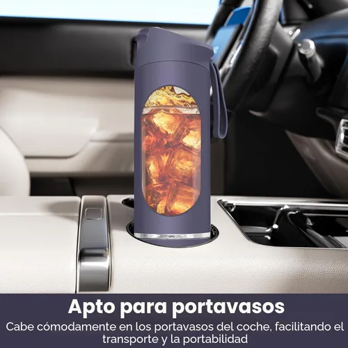 Vista 6 de Licuadora Portátil Personal Eléctrica USB, 500ML Licuadora Portátil para Batidos y Smoothies, Licuadoras Pequeñas, Mezcla, Compacta, Conveniente