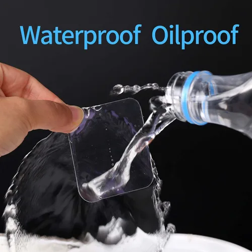Vista 8 de 50 almohadillas adhesivas de doble cara para montaje, cinta cuadrada precortada de dos caras de 1-3/8 pulgadas, cinta adhesiva de doble cara