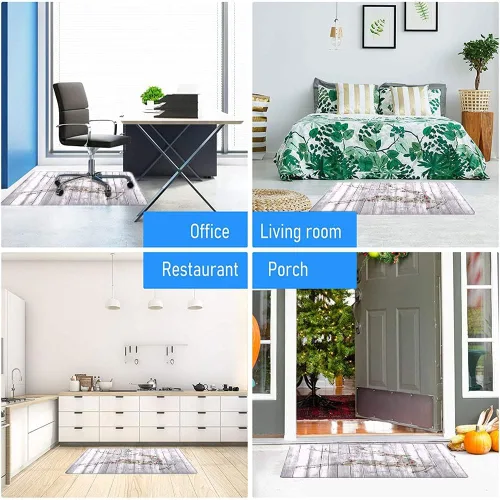 Vista 35 de Teal Hardwood Floor Desk Chair Mat, Painted Wood Board Horizontal Lines Birthdays Easter Holiday Print Backdrop Image, Protects Hardwood Floor Under