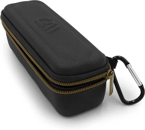 Vista 6 de CASEMATIX Funda de micrófono compatible con modelos de micrófono con cable de hasta 6.75 pulgadas máximo, funda de micrófono ultra compacta
