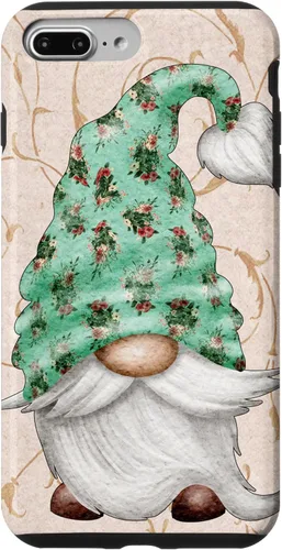 Vista 12 de Floral Shabby Chic Design with Cute Gnomie for Summer Gnome Case for iPhone 17