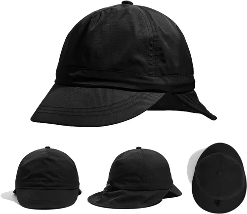 Vista 6 de Croogo Gorra de béisbol de ala corta, de secado rápido, para deportes, sin estructura, impermeable, sombrero de pescador, sombrero de camionero