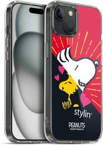 Vista 271 de Head Case Designs Officially Licensed Peanuts Charlie & Woodstock Nap Halfs and Laughs Gel Case [Military Grade Protection] Compatible with Apple