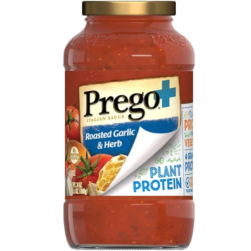 Vista 31 de Prego Salsa italiana de carne de salchicha y ajo, tarro de 23.5 onzas (caja de 12)
