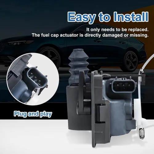 Vista 4 de 74700-TBA-A02 Actuador de tapa de combustible, actuador de tapa de combustible, kit de montaje de puerta de gas compatible con Honda Civic 2016 2017