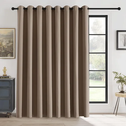 Vista 88 de RYB HOME Cortinas portátiles para puerta con privacidad, cortinas opacas y aislantes térmicas para dormitorio, armario, sala de estar, comedor