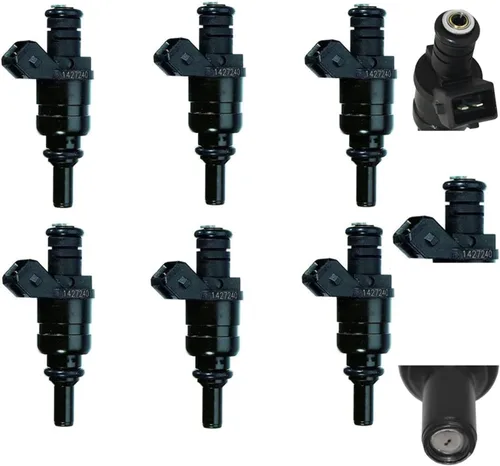 6 inyectores de combustible de repuesto para BMW 328i 320i 323i 325xi 328Ci 525i 528i Z3 Z4 X3 2.5L 2.8L (1998-2006) - OEM # 1427240, 13537546244,