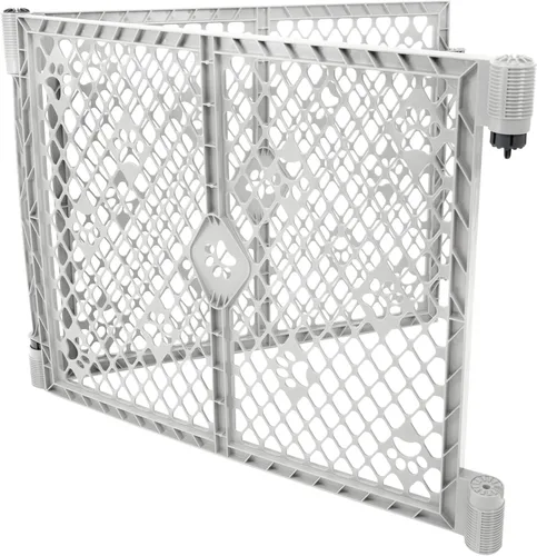 Vista 10 de MYPET Extensión de 2 paneles para Puerta para el patio para mascotas: Fabricado en EE. UU. Independiente. Aumenta el área de juego hasta 34 pies