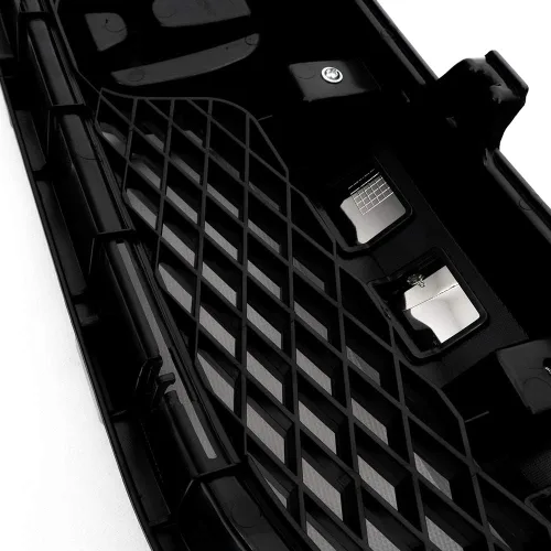 Vista 8 de G-PLUS Parachoques superior parrilla cromada compatible con Honda Civic Sedan 2009 2010 2011 parachoques delantero cromado inserto parrilla