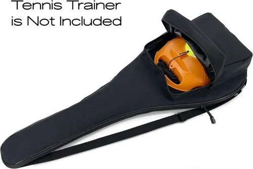 Vista 4 de Bolsa de tenis TaktZeit ligera y acolchada con funda para raquetas de tenis y correa de hombro ajustable