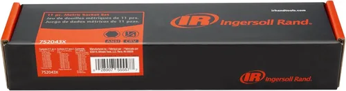 Vista 5 de Ingersoll Rand 11 Pc. Juego de llaves de vaso de 1/4 pulgadas poco profundas - Métrico 6 Pt.- 752043X