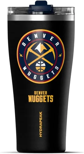 Vista 28 de Hydrapeak Vaso de acero inoxidable con licencia oficial de la NBA Atlanta Hawks Roamer de 25 onzas, vasos aislados, botella de agua con popote