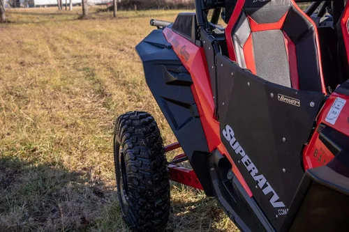Vista 6 de SuperATV Guardabarros guardabarros para Polaris RZR XP 1000 / XP 4 1000 2014-2023 Durabilidad extrema Protección adicional de 8.5 pulgadas