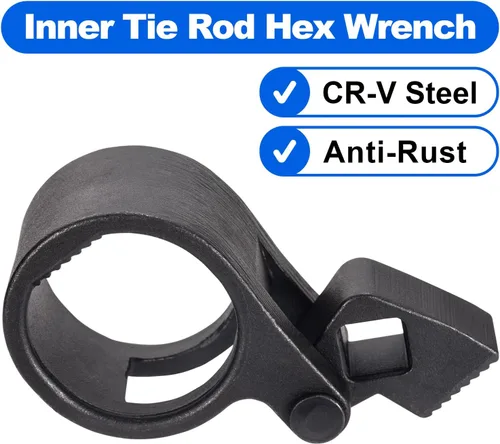 Vista 6 de Toolwiz Universal Inner Tie Rod Hex Wrench Repair Removal Tools 27-42mm for Car Truck Vehicle Motorcycle, Inner Tie Rod Removal Tool Compatible with