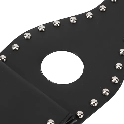 Vista 9 de Bolsa de cubierta de combustible, bolsa de cuero PU para cubierta de gas de motocicleta, cubierta de combustible Panel Trim con bolsa para XL 883