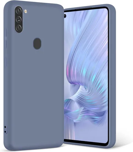 Funda TPU de silicona líquida para Samsung Galaxy A11, gris