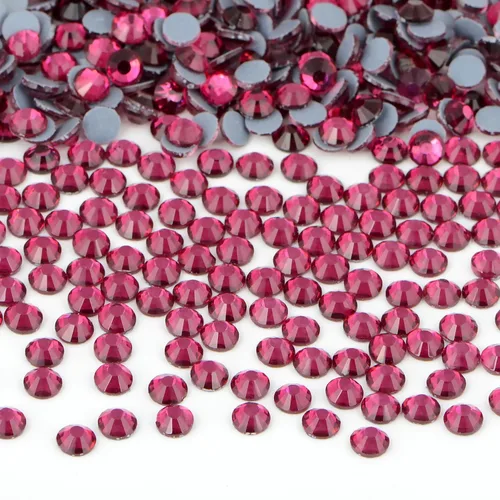 Vista 16 de Bymitel Hotfix - Gemas redondas de diamantes de imitación de cristal para manualidades, mezcla de 6 tamaños con kit de lápiz de cera, negro